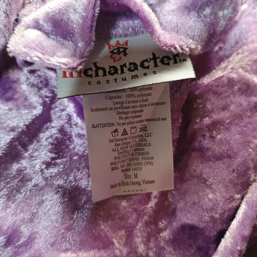 InCharacter Huggable Hippo Kids Costume - Purple and Pink